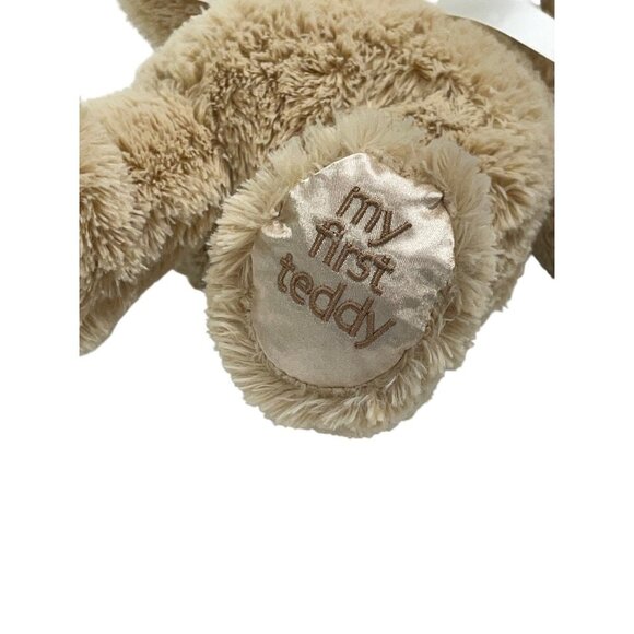 Baby Gund Plush Tan Teddy Bear "My First Teddy" Embroidered Paw 10 Inches - Picture 2 of 5